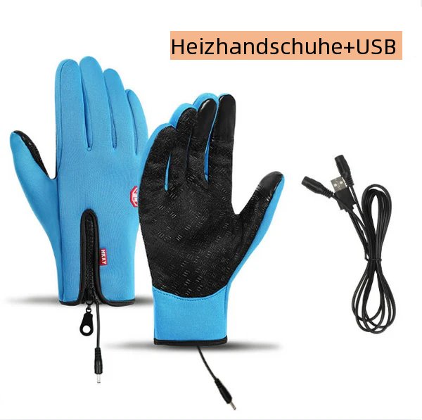 Hipberlin Wiederaufladbare Beheizbare Elektrische Touchscreen-Handschuhe