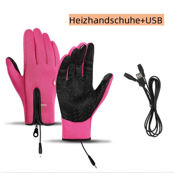 Hipberlin Wiederaufladbare Beheizbare Elektrische Touchscreen-Handschuhe